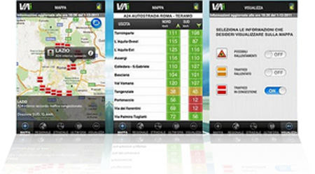 Vai di Anas - Screenshots dell'App Android